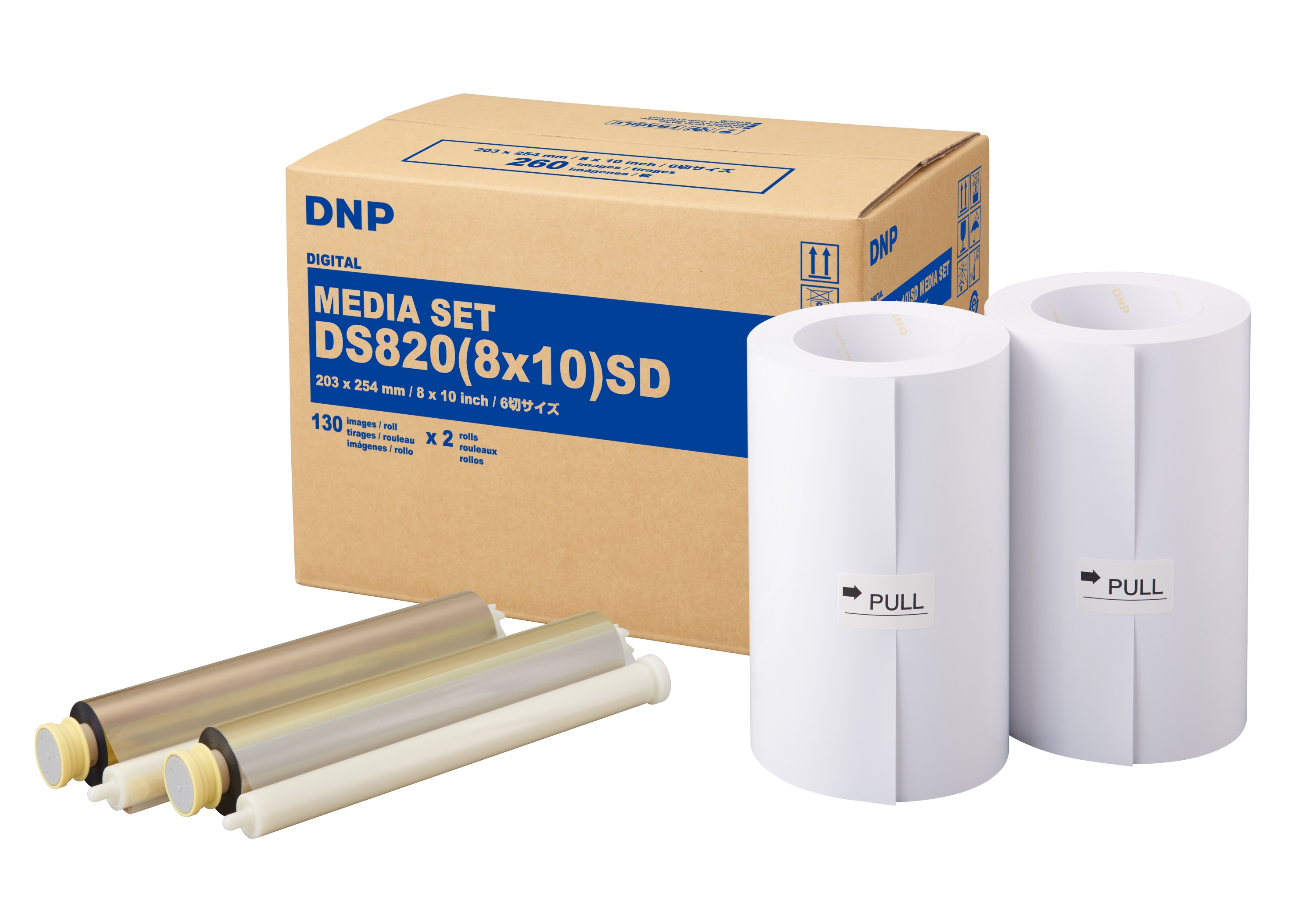 DNP Papel 20X25 (260 copias) para Impresoras Térmicas DS820 212824